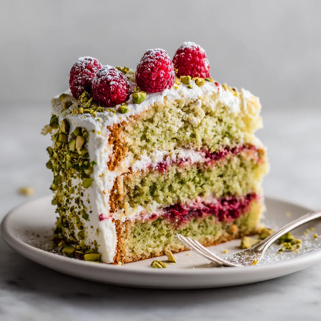 Lemon Pistachio Raspberry pistachio raspberry cake - allfitrecipes
