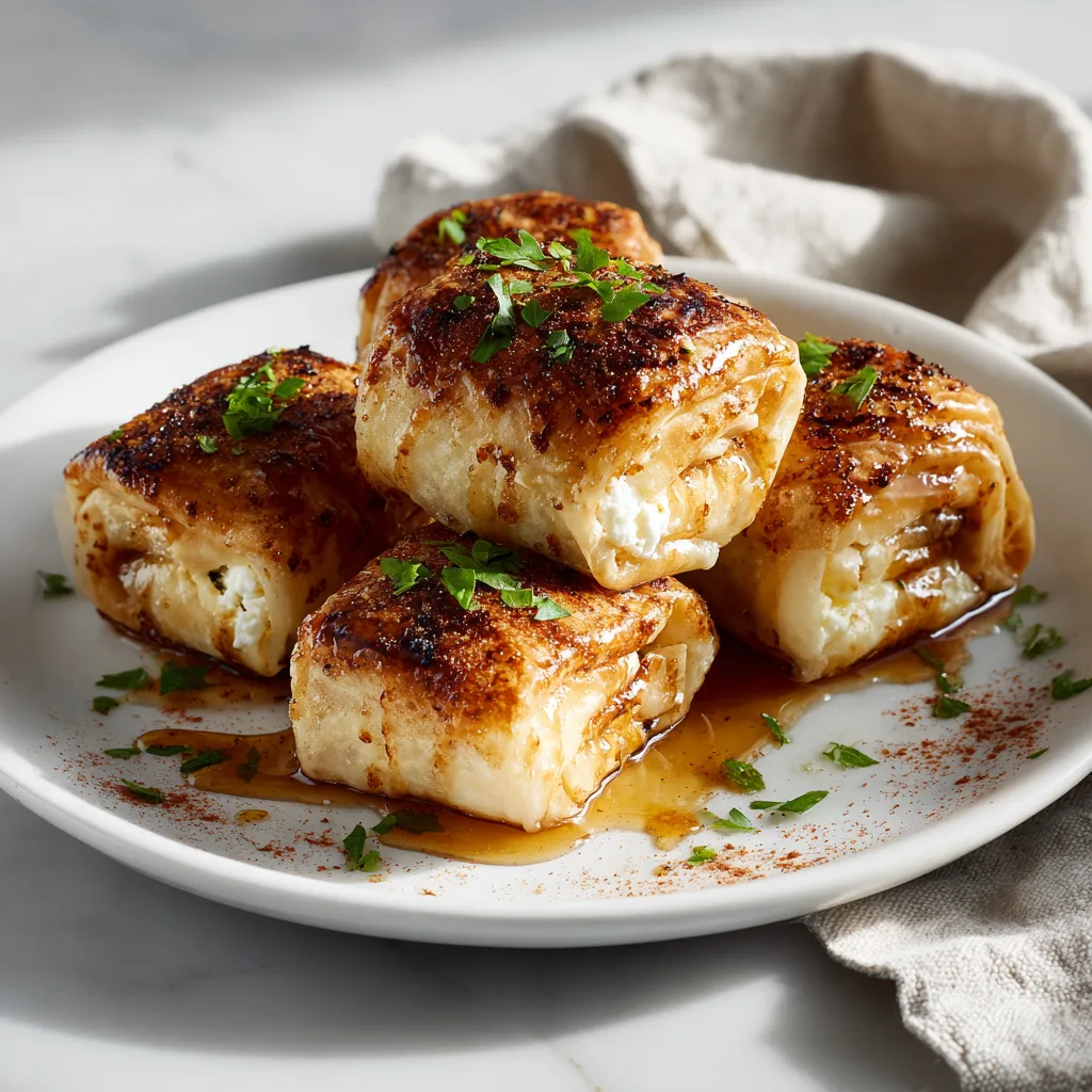 Crispy Feta Rolls with Hot Honey: The Ultimate Savory-Sweet Treat ...