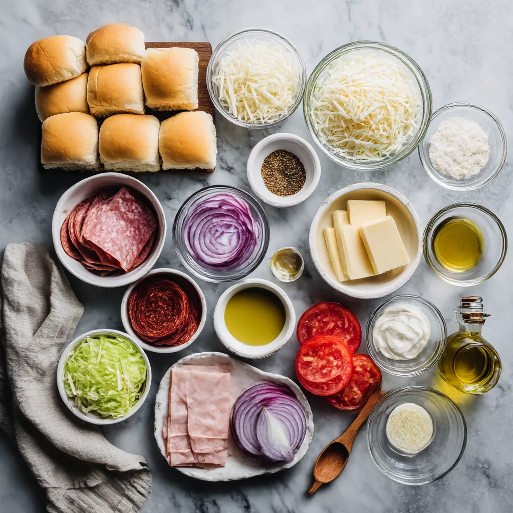 Cheesy Italian Grinder Sliders – The Ultimate Party Sandwich Recipe