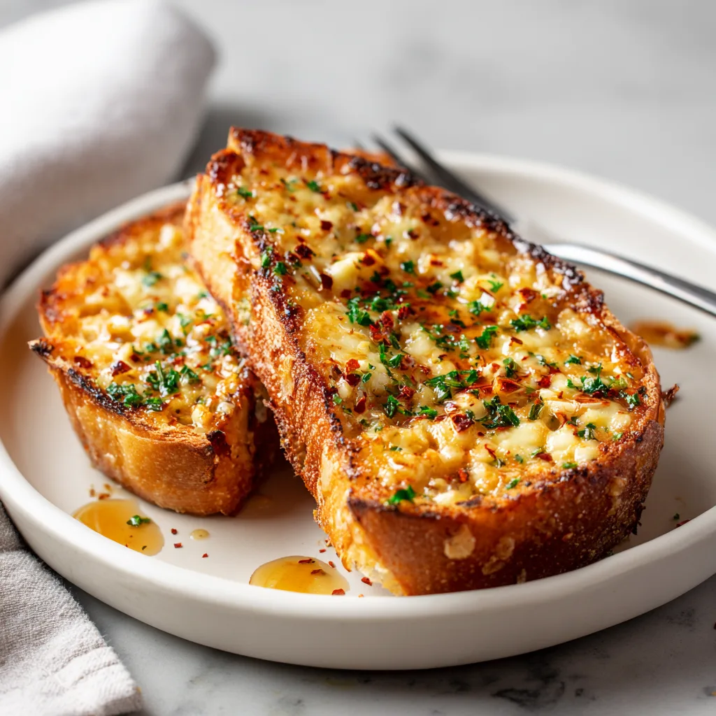 Best Ever Honey Garlic Cheese Toast – Sweet, Savory, and Totally Addictive